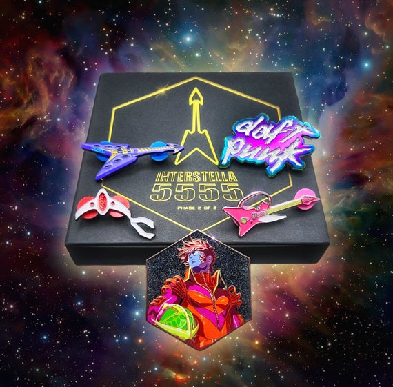 Daft Punk Interstella Pin Set Collection (phase II) - New