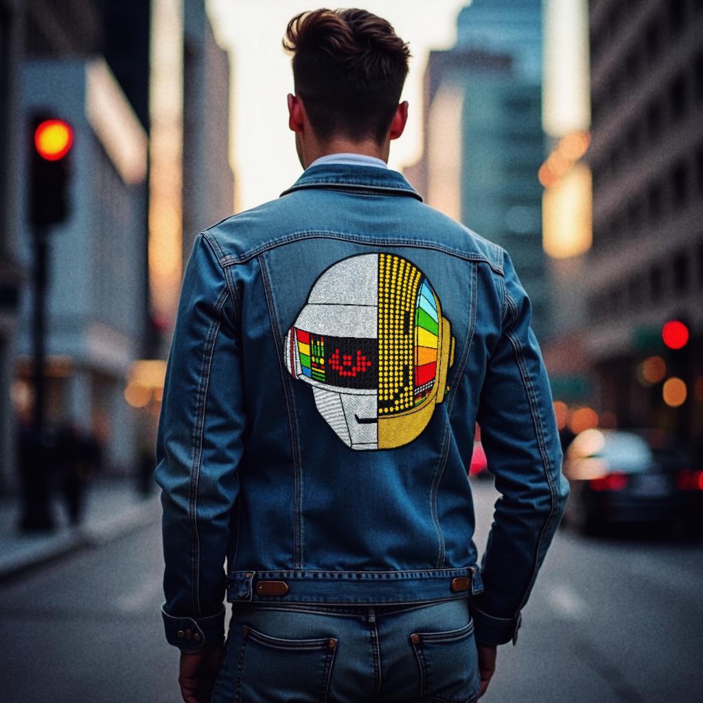 Very Disco regenbooghelmpatch - Daft Punk Interstella Fan Tribute