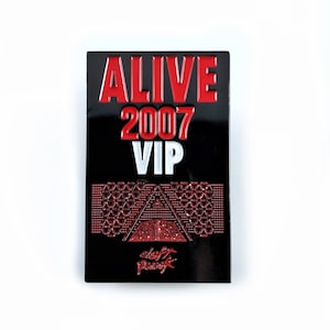 Alive VIP Pass Enamel Pin - A Daft Punk Alive 2007 Tribute