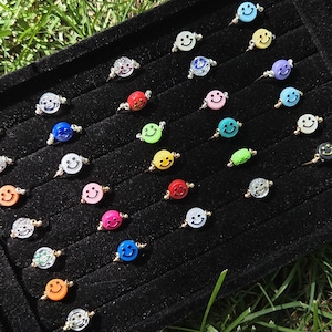 Smiley Face Rings