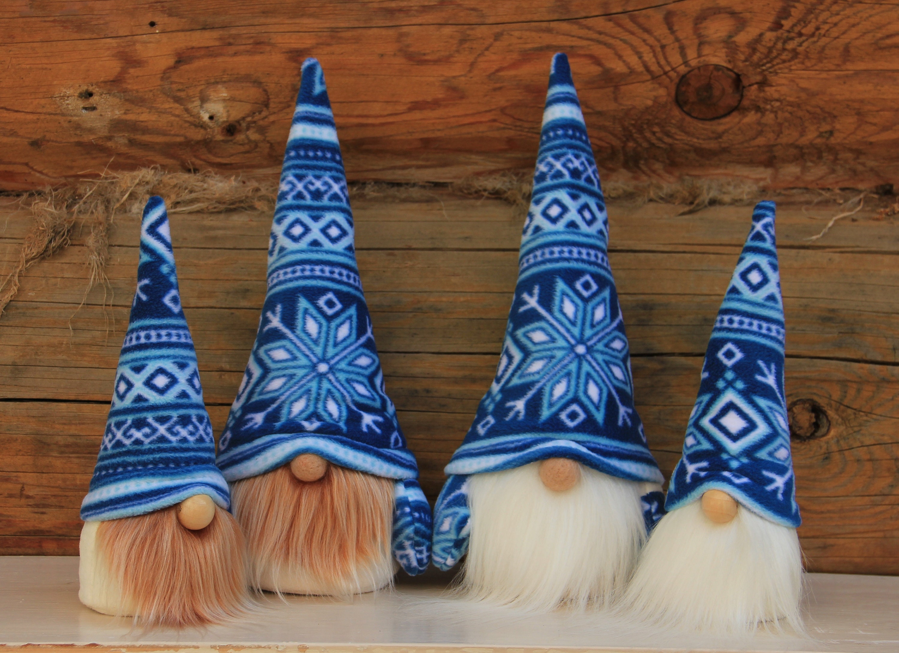 Swedish gnome Nordic blue gnomes Etsy