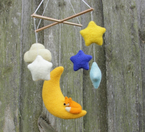 Bebe Renard Dormant Mobile Sur Les Nuages De Lune Et Etoiles Etsy Bebe Renard Dormant Mobile Sur Les Nuages De Lune Et Etoiles Etsy