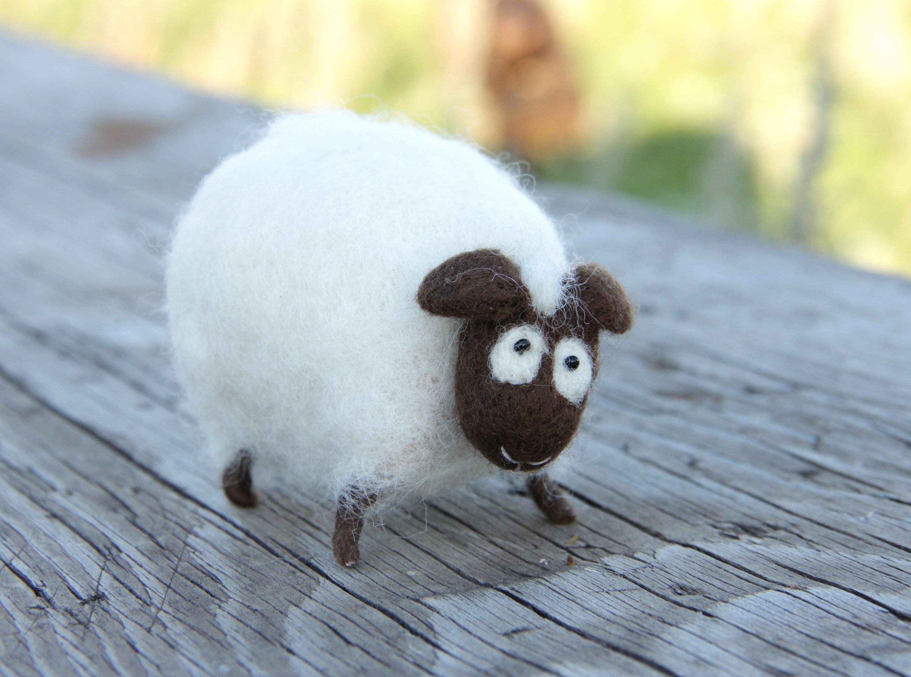 Cute miniature Easter Sheep Ornaments Figurine Easter Felt Etsy
