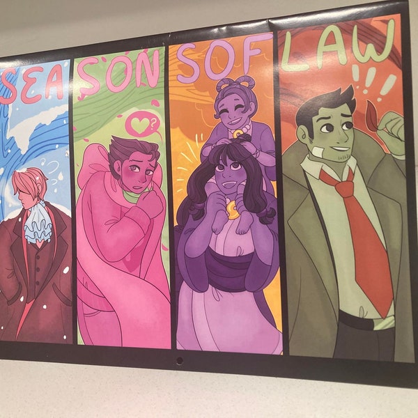 Seasons of Law - fanmade Ace Attorney calendar