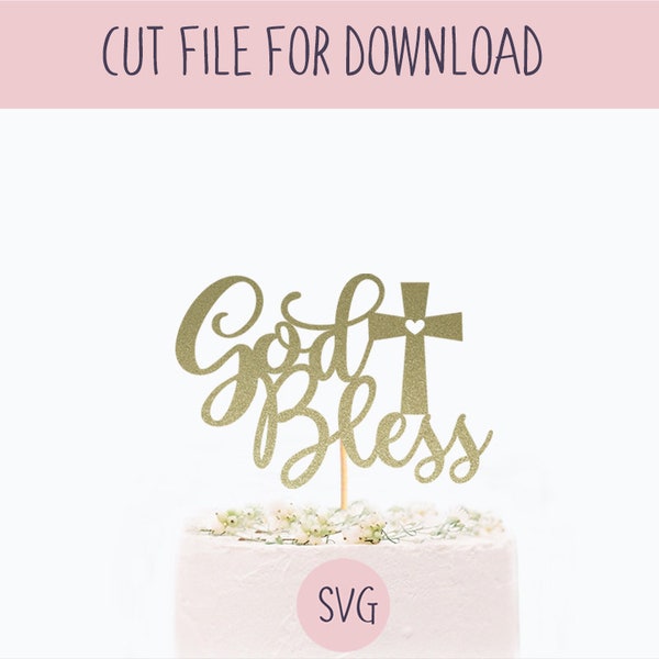 God Bless Svg, Cut File for Download, SVG File