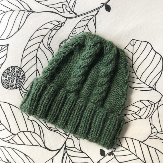 Twist It Beanie- KNITTING PATTERN - Etsy