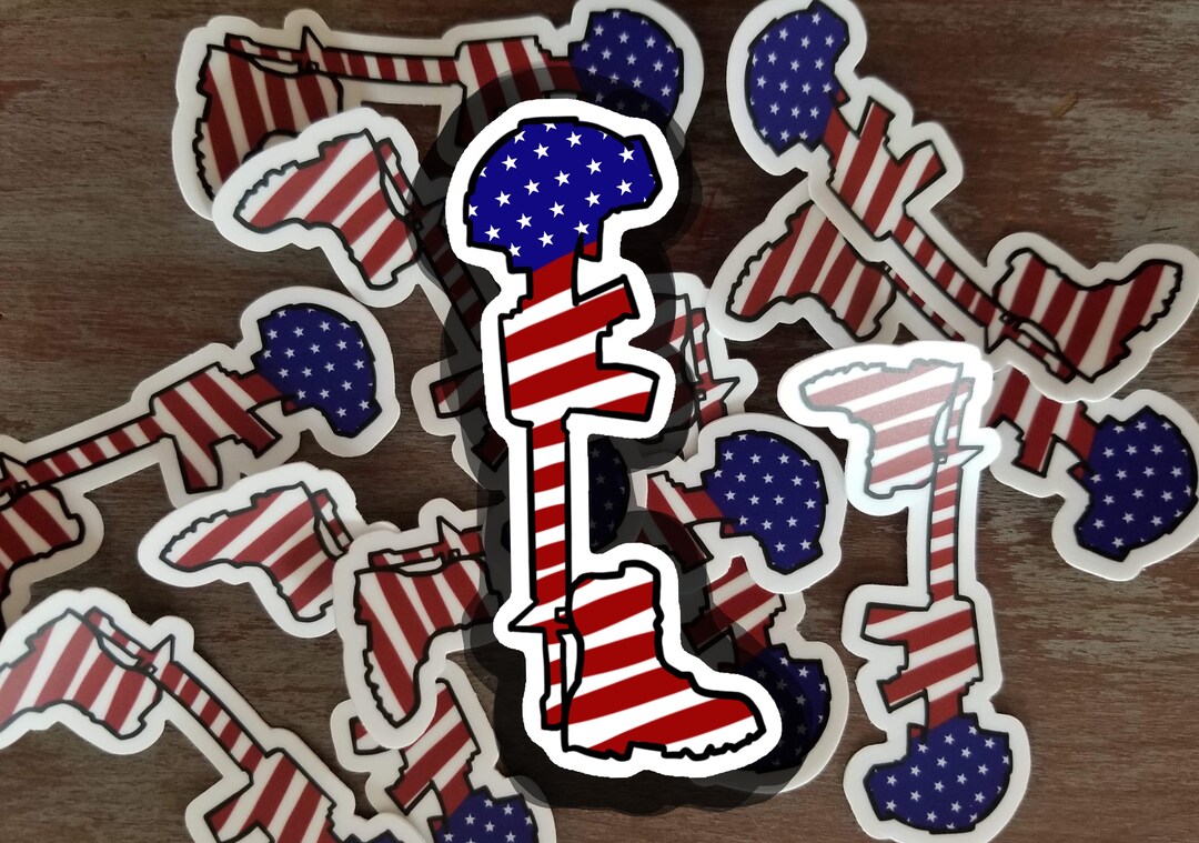 Vinyl Sticker: Fallen Soldier - Etsy