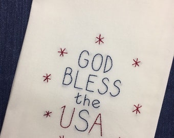 Patriotic Farmhouse KitchenTowel
