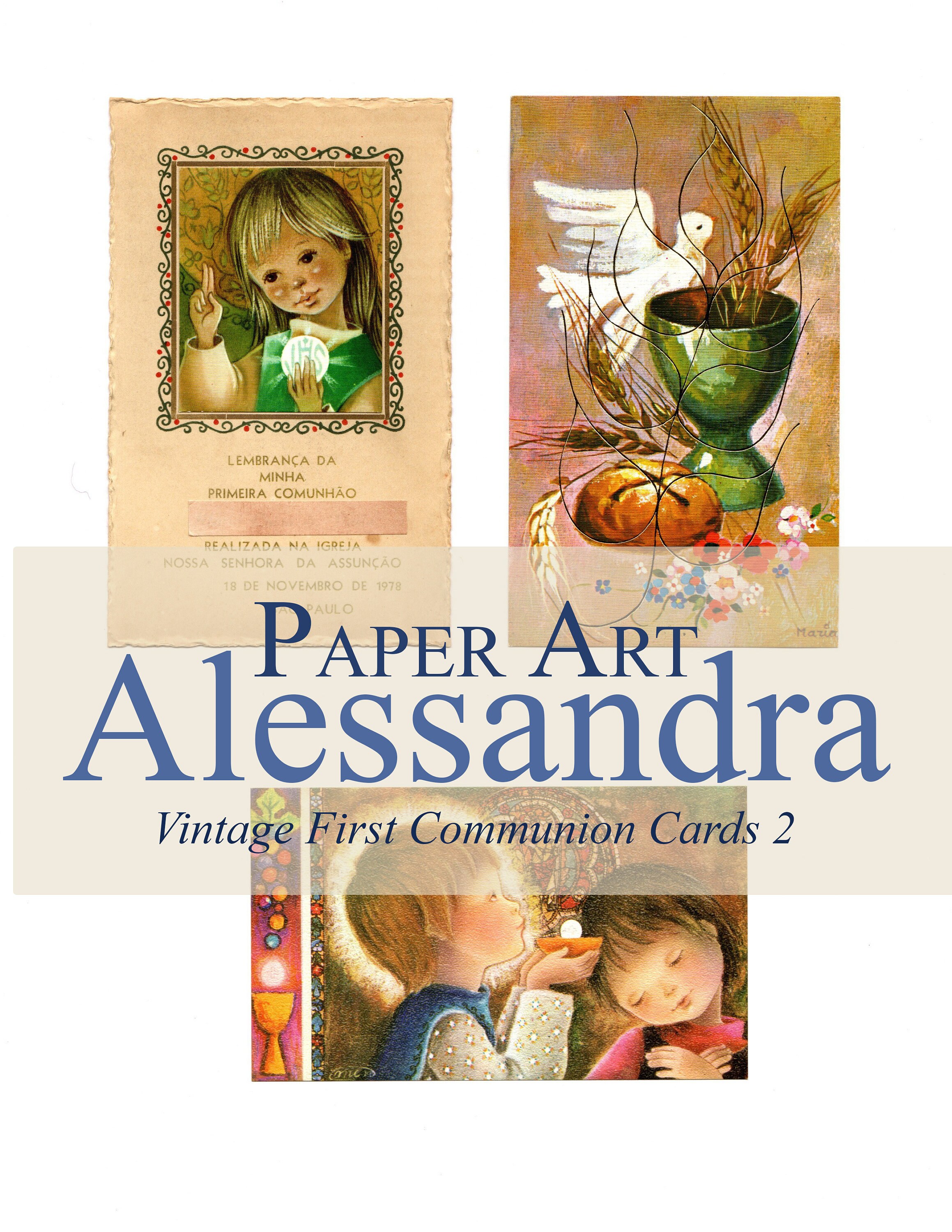 First Communion Cards Holy Cards Digital Download Kit | Etsy