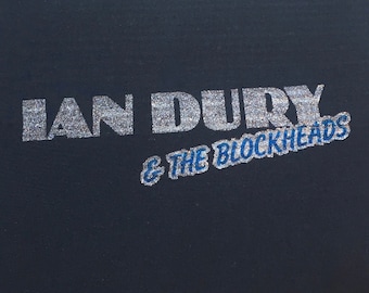 Original 1970&#39;s Vintage Glitter Ian Dury & The Blockheads T Shirt