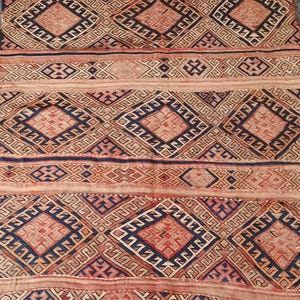 Very Fine  Turkish Soumak Kilim ( opened chuval bag )
