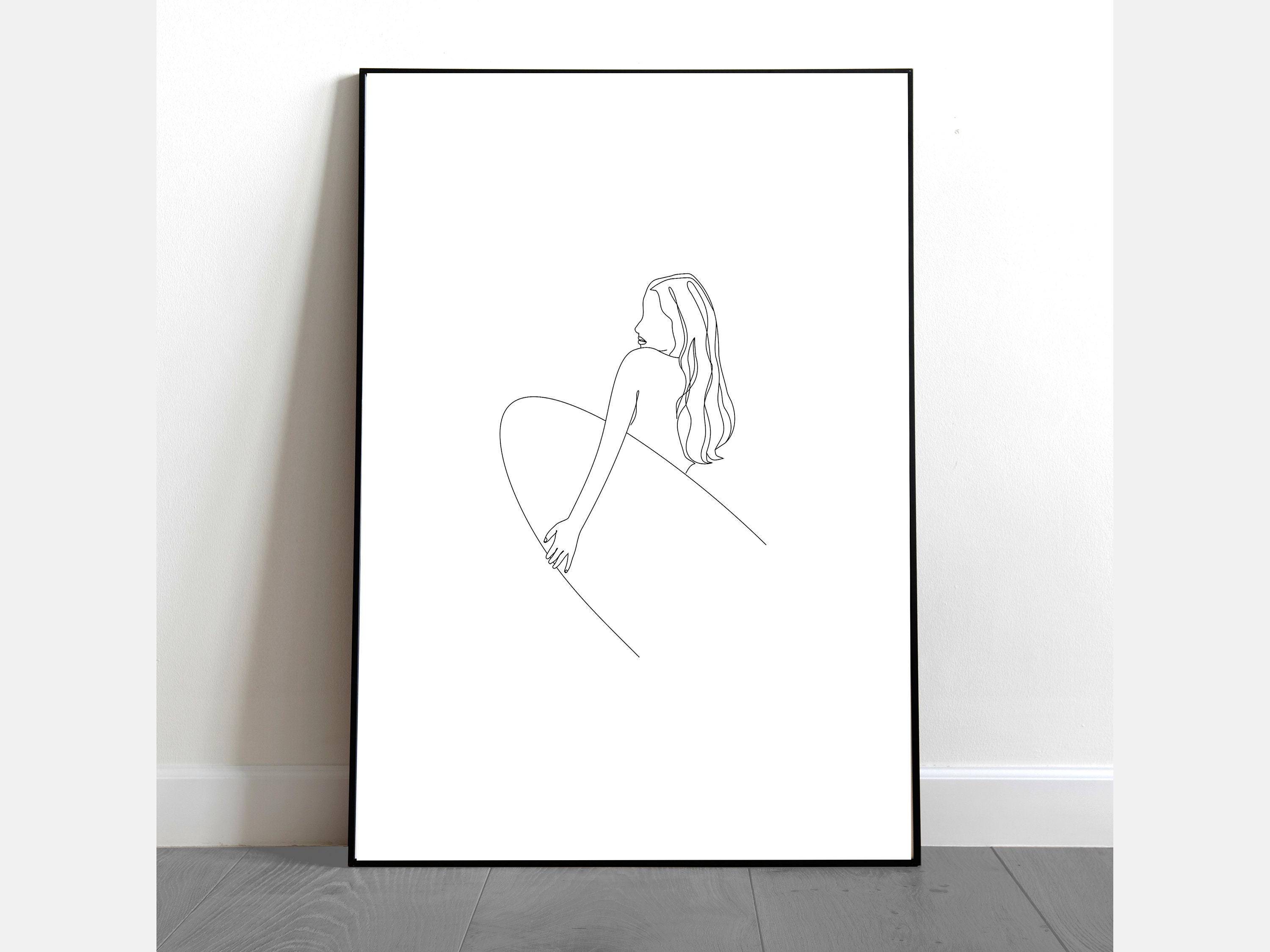 One Line Drawing Minimalist Illustration Surfer Etsy One Line Drawing Minimalist Illustration Surfer Etsy