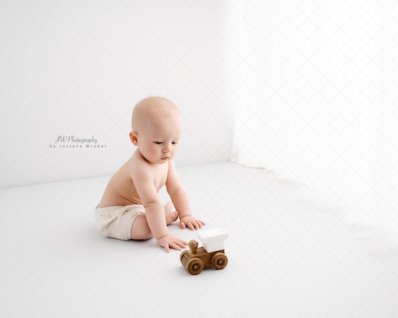 Wooden Toy Car Set: Rustic Natural Finish, Child Safe