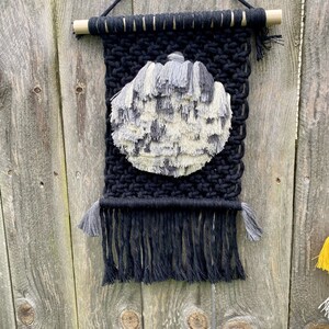Macrame Wall Hanging- Textured Moon