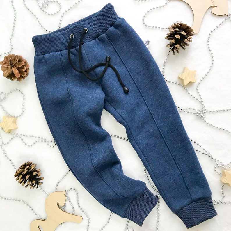 Baby outfit unisex Warm baby fleece pants Kids clothing