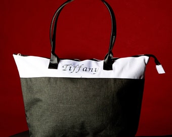 Bridesmaid Tote Bag with zipper, Aesthetic tote bag, bachelorette party favors bags, Bride beach bag - Any Amount Bridesmaid Proposal