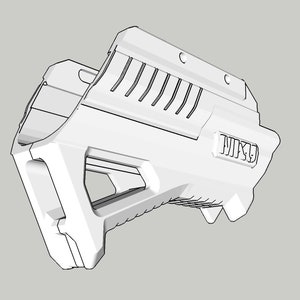 Nerf Rival Saturn Calypso AFG pump grip by MK Ultra Mods