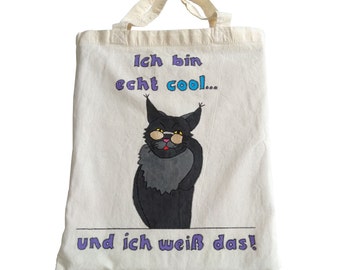 Shopping bag cat