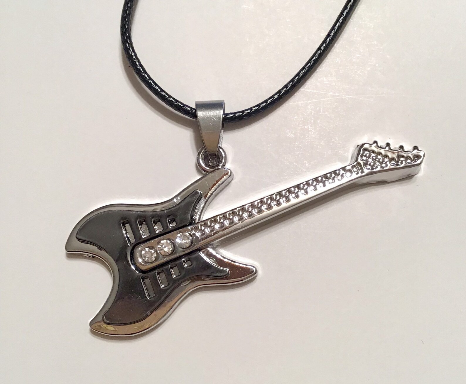 Mens Necklaces. Guitars. Guitar Necklace. Mens Jewelry. Mens Etsy
