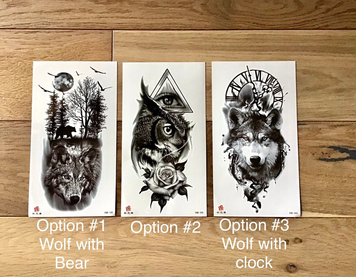 Temporary Tattoos. Tattoo. Wolf Tattoo. Owl Tattoo. Large - Etsy Australia Temporary Tattoos. Tattoo. Wolf Tattoo. Owl Tattoo. Large - Etsy Australia