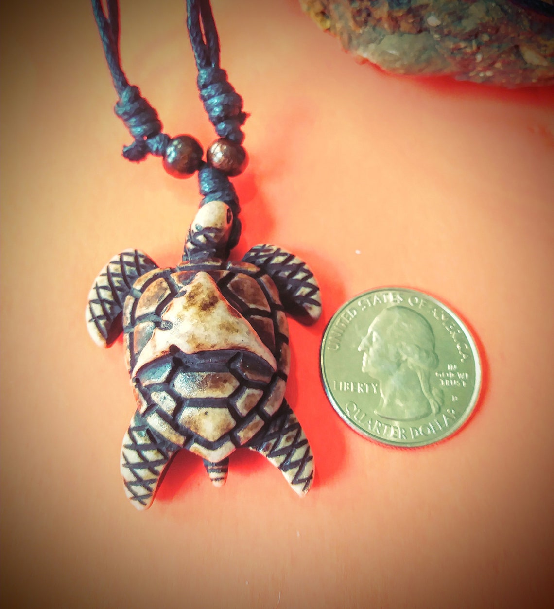 Turtle Necklace. Men's Surfer Style Necklace. Necklaces Etsy