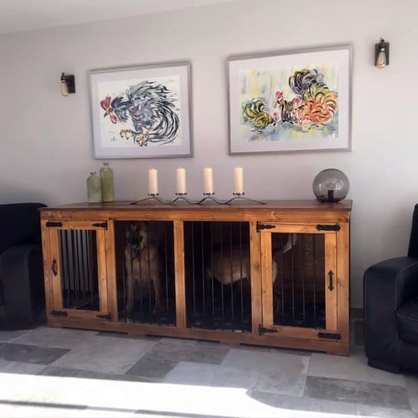 Dog Crate Sideboard Etsy UK