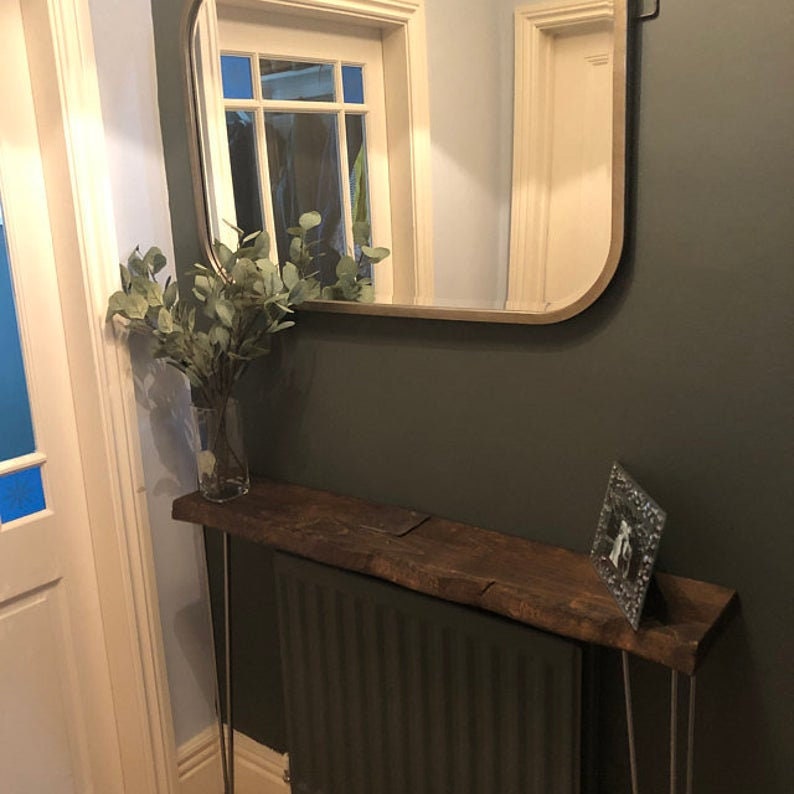 106.50cm Height Live Edge Console Table With Hairpin Legs Etsy UK