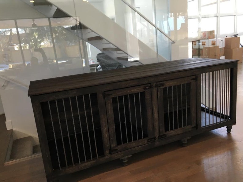 Doublexlarge Indoor Dog Kennels rustic Dog Cratefarmhouse Etsy UK