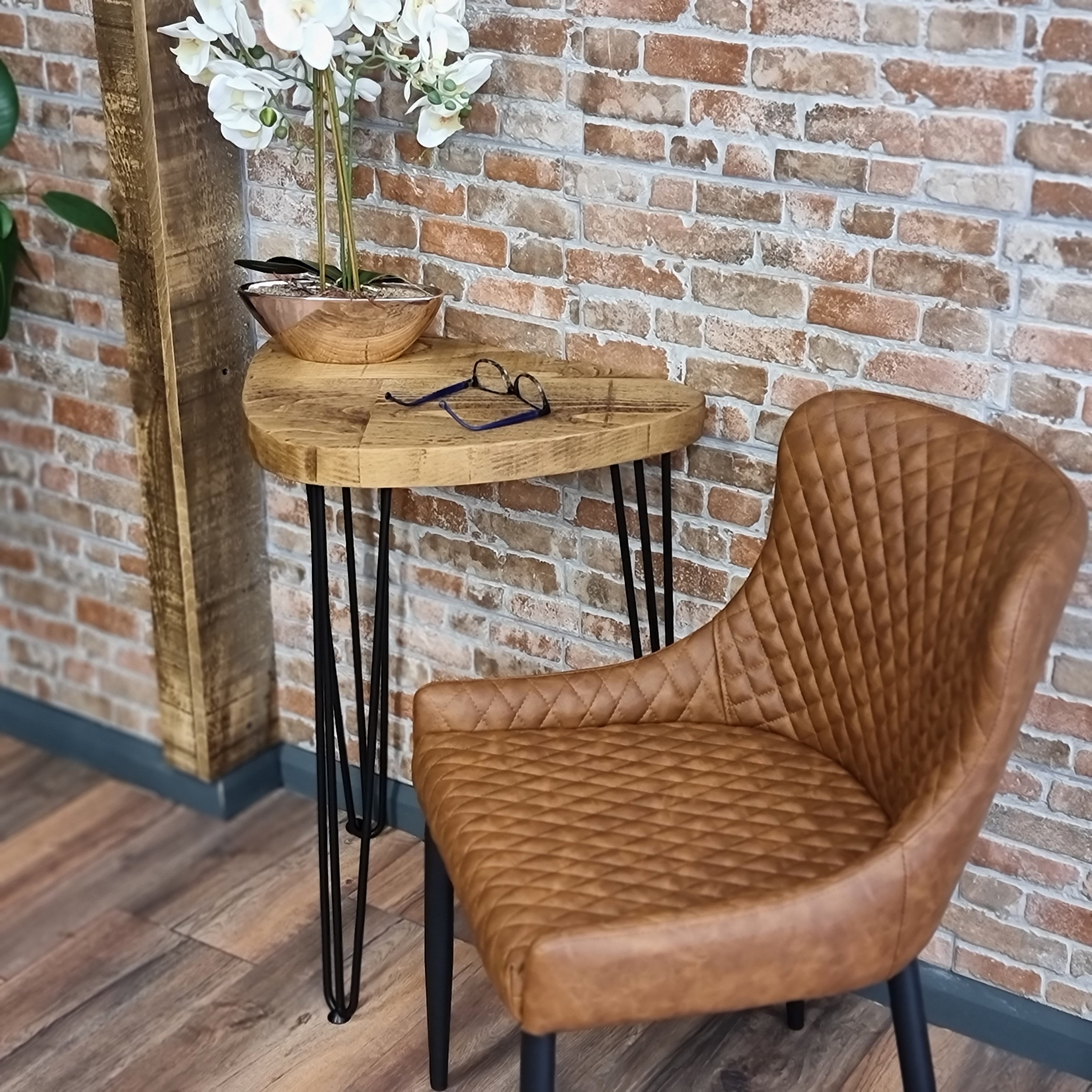 Rustic Leaf Side Table Coffee Table Christmas Tree Stand Plant Etsy