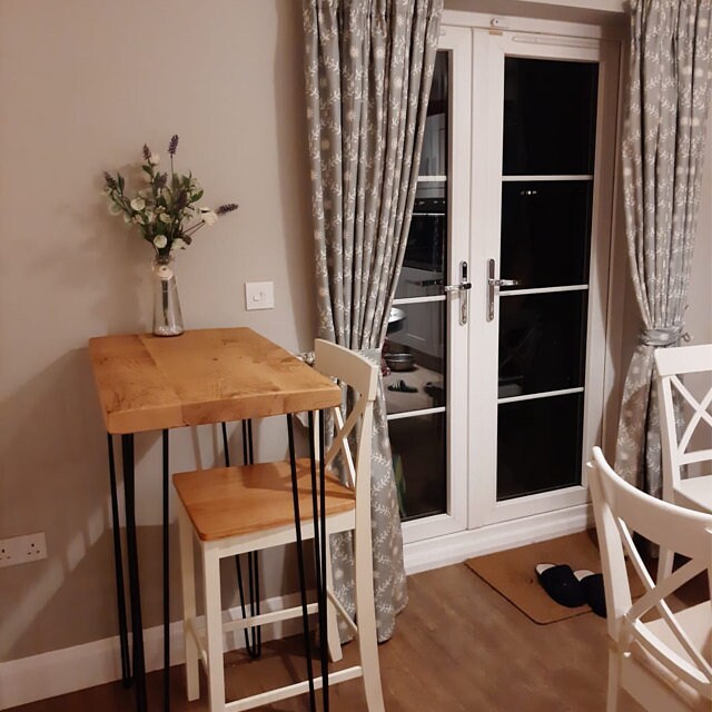 Rustic Breakfast Bar Worktop Kitchen Table Stool Etsy UK