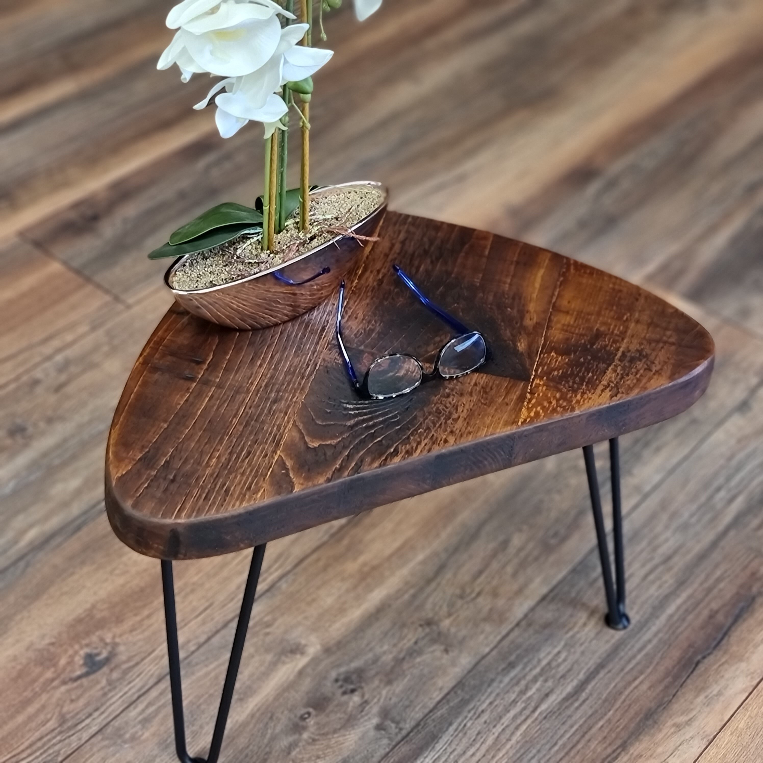 Rustic Leaf Side Table Coffee Table Christmas Tree Stand Plant Etsy