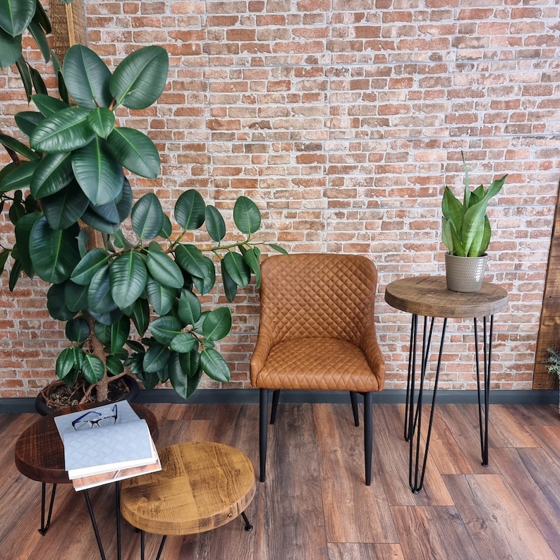 Rustic Round Side Table Coffee Table Christmas Tree Stand Etsy UK