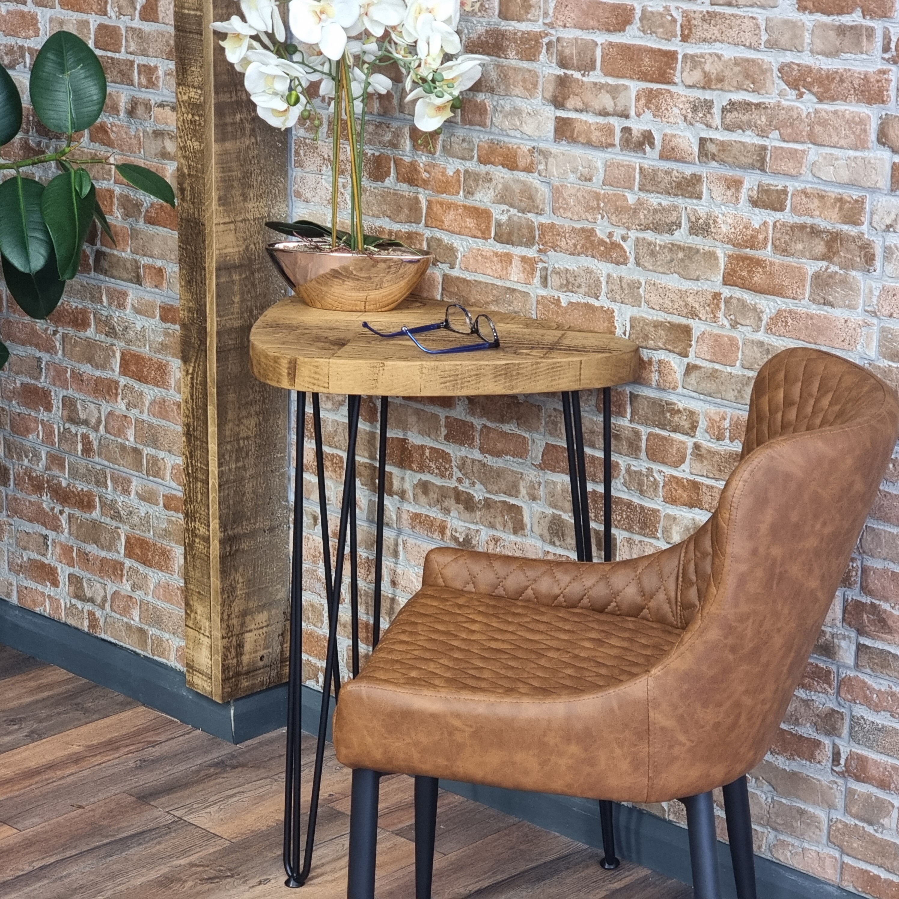 Rustic Leaf Side Table Coffee Table Christmas Tree Stand Plant Etsy