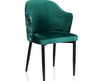 Dining Chair Jungle with metal legs