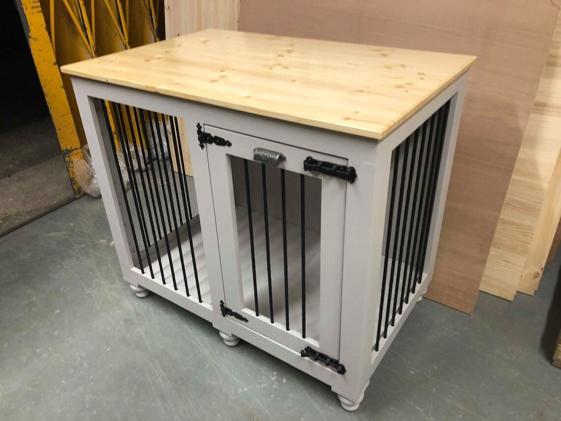 SingleXLarge Indoor Dog Kennels Rustic Dog CrateFarmhouse Etsy