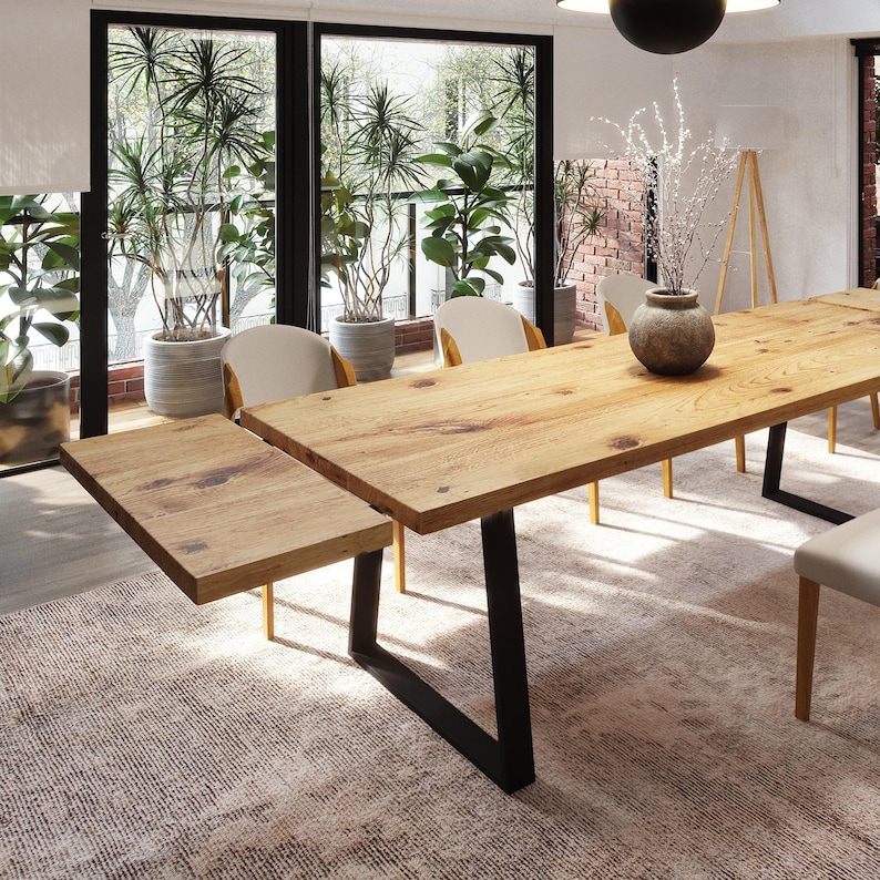 Brigg TP Straight Edge Dining Table Extendable 2side Dining Table ...