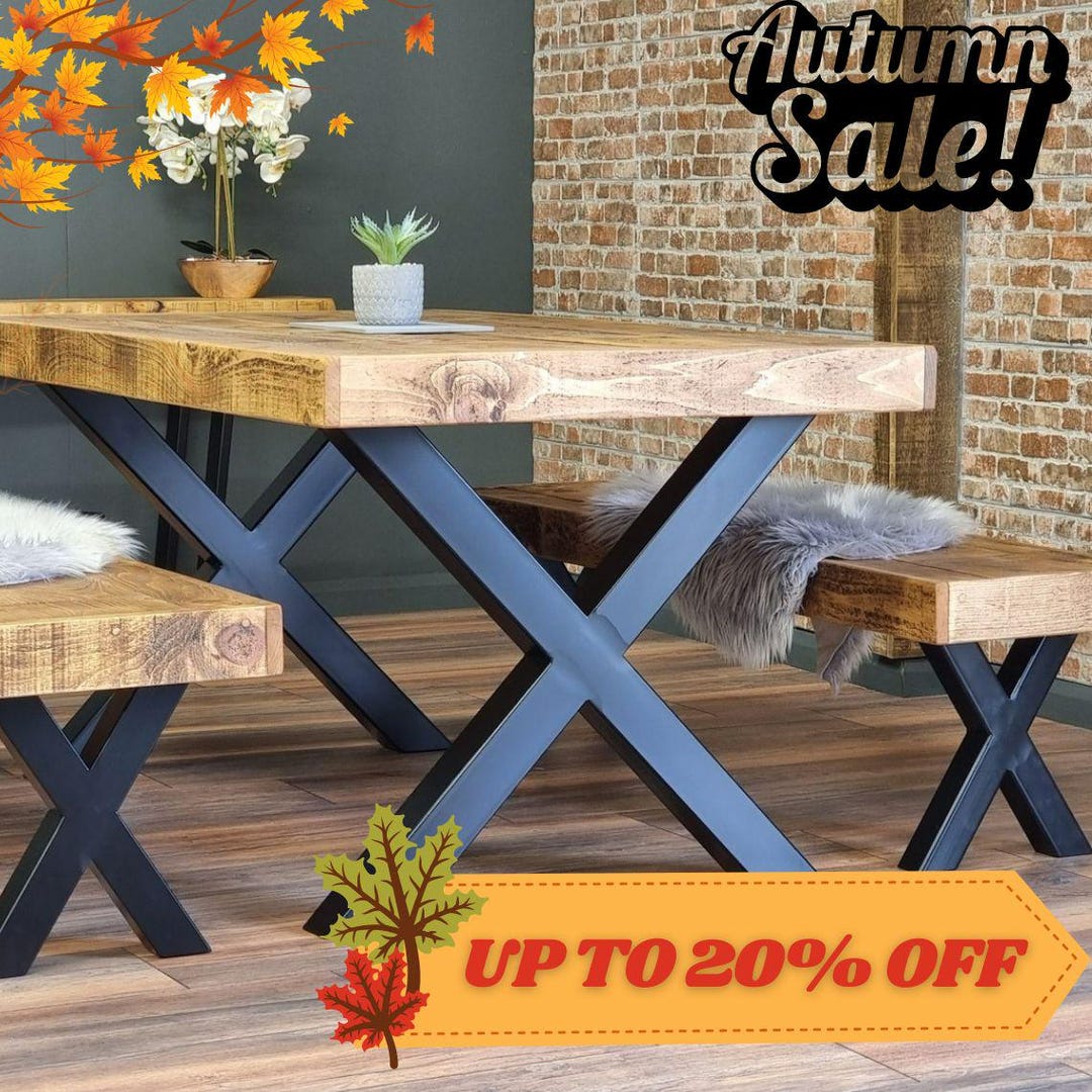 Rustic Industrial Dining Table Farmer Rustic Farmhouse Kitchen Table