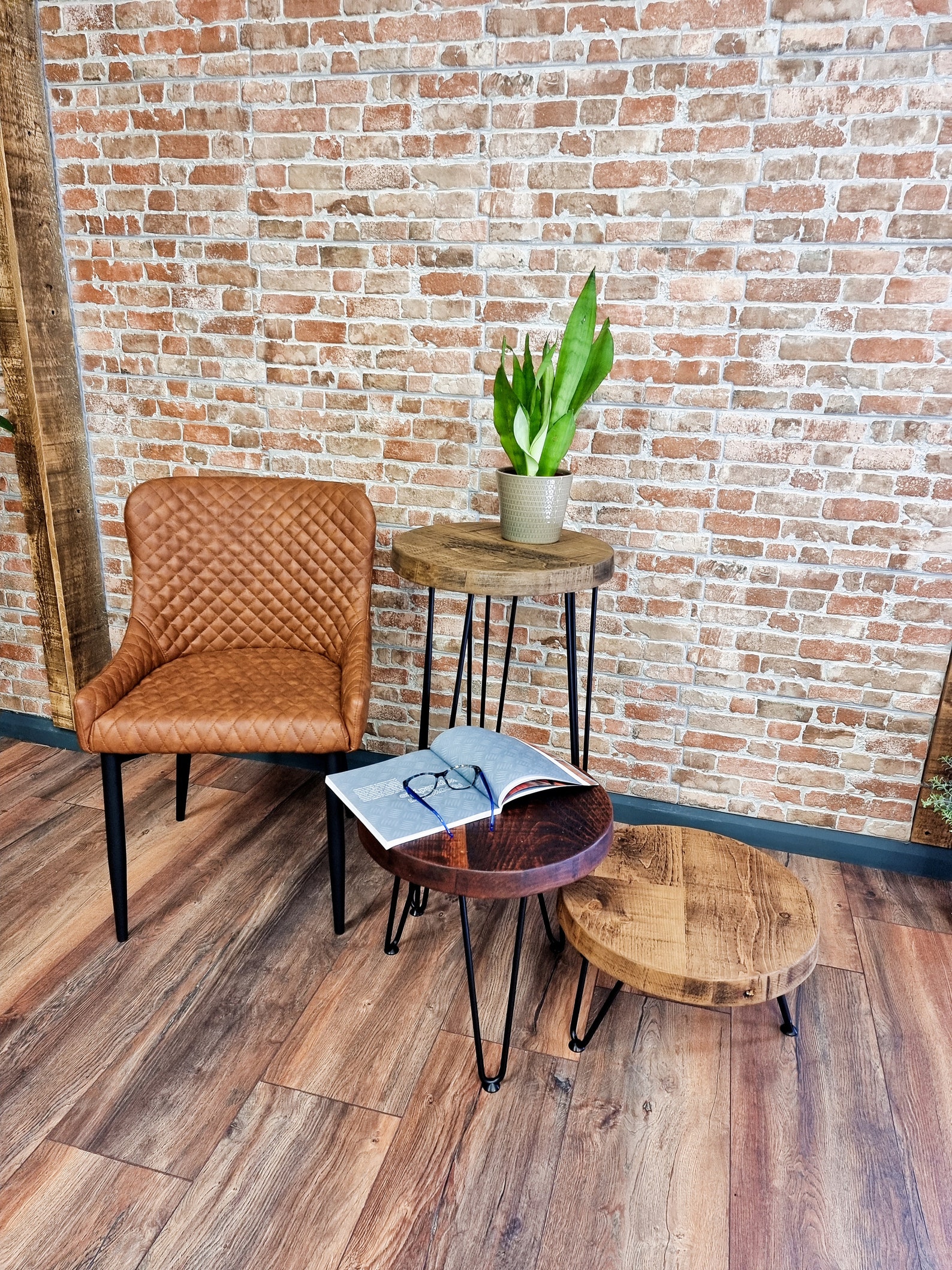 Rustic Round Side Table Coffee Table Christmas Tree Stand Etsy UK