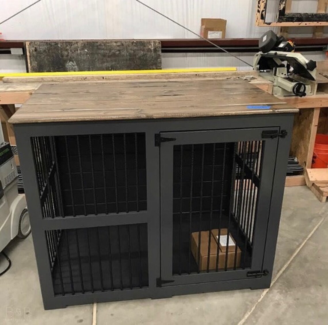 SingleXLarge Indoor Dog Kennels Rustic Dog CrateFarmhouse Etsy