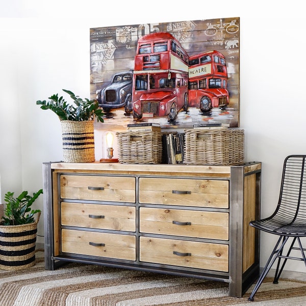 Industrial Sideboard Dresser Chest of drawers Console Tables Cabinets Factory 1