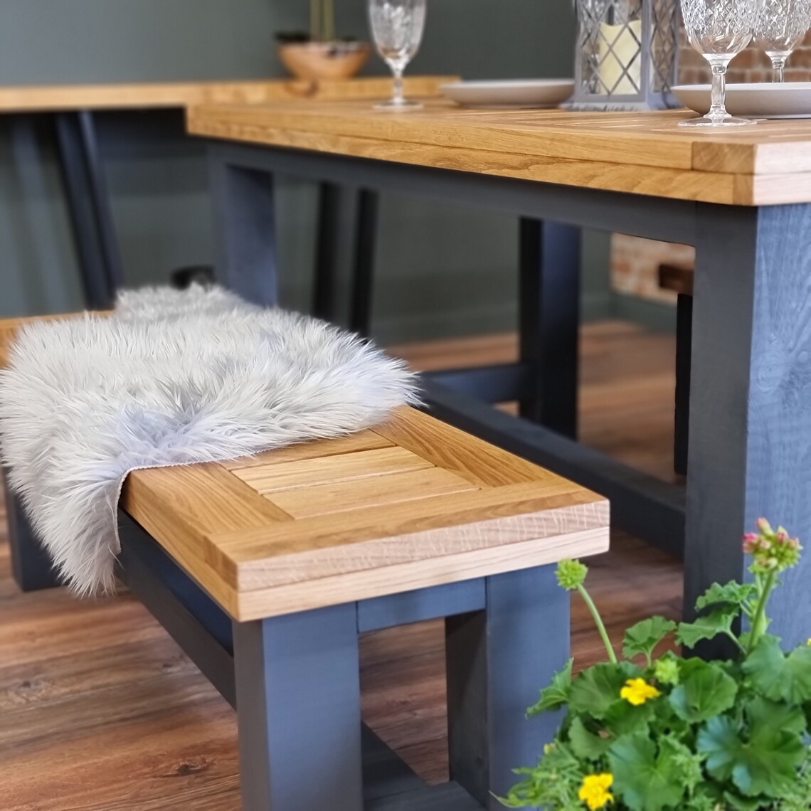 Garden Bench Outdoor Furniture Outdoor Dining Bench Garden Etsy