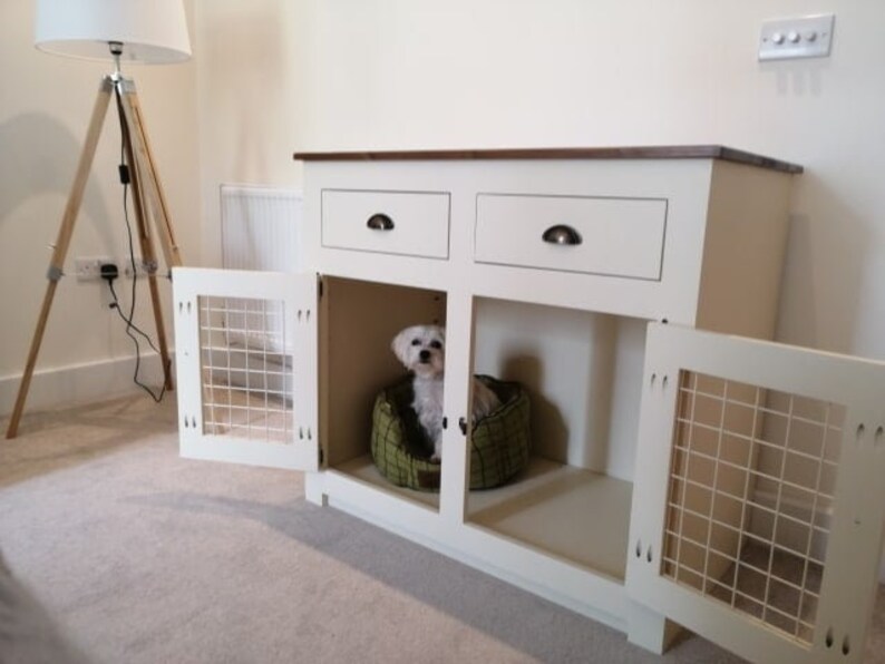 Single With Drawers Dog Kennels Indoor Dog Kennels rustic Etsy UK