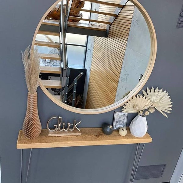 Table console rustique en bois avec pieds en épingle à cheveux Table de couloir rustique étagère de table avec radiateur