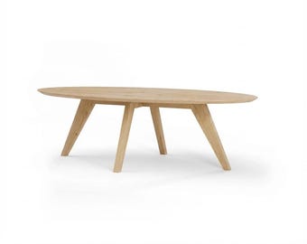 Oak Modern Dining Table Moorby