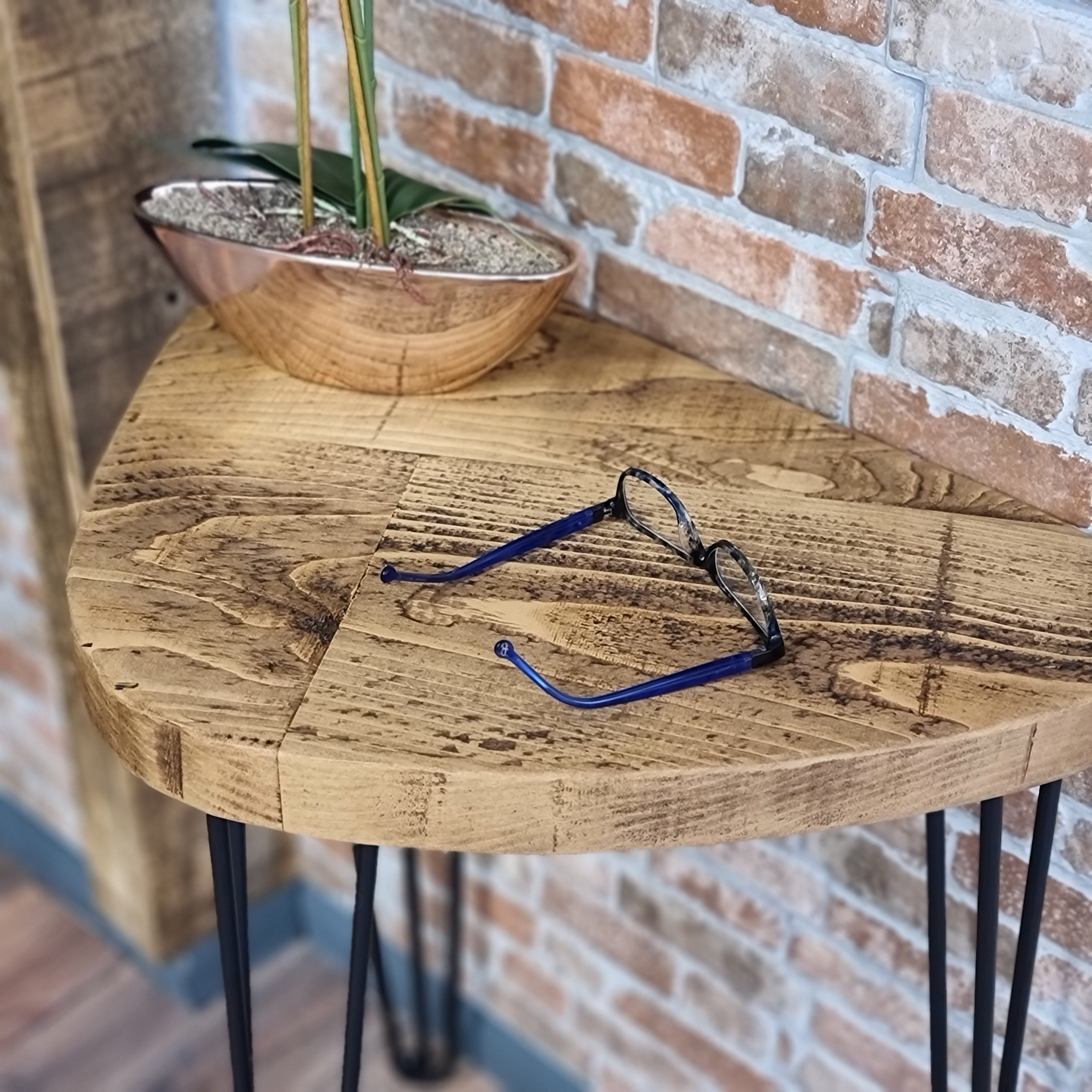 Rustic Leaf Side Table Coffee Table Christmas Tree Stand Plant Etsy