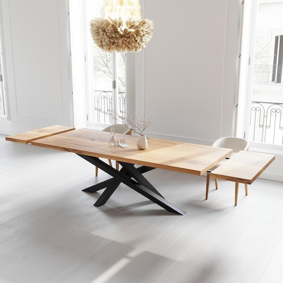 Light oak extending table discount
