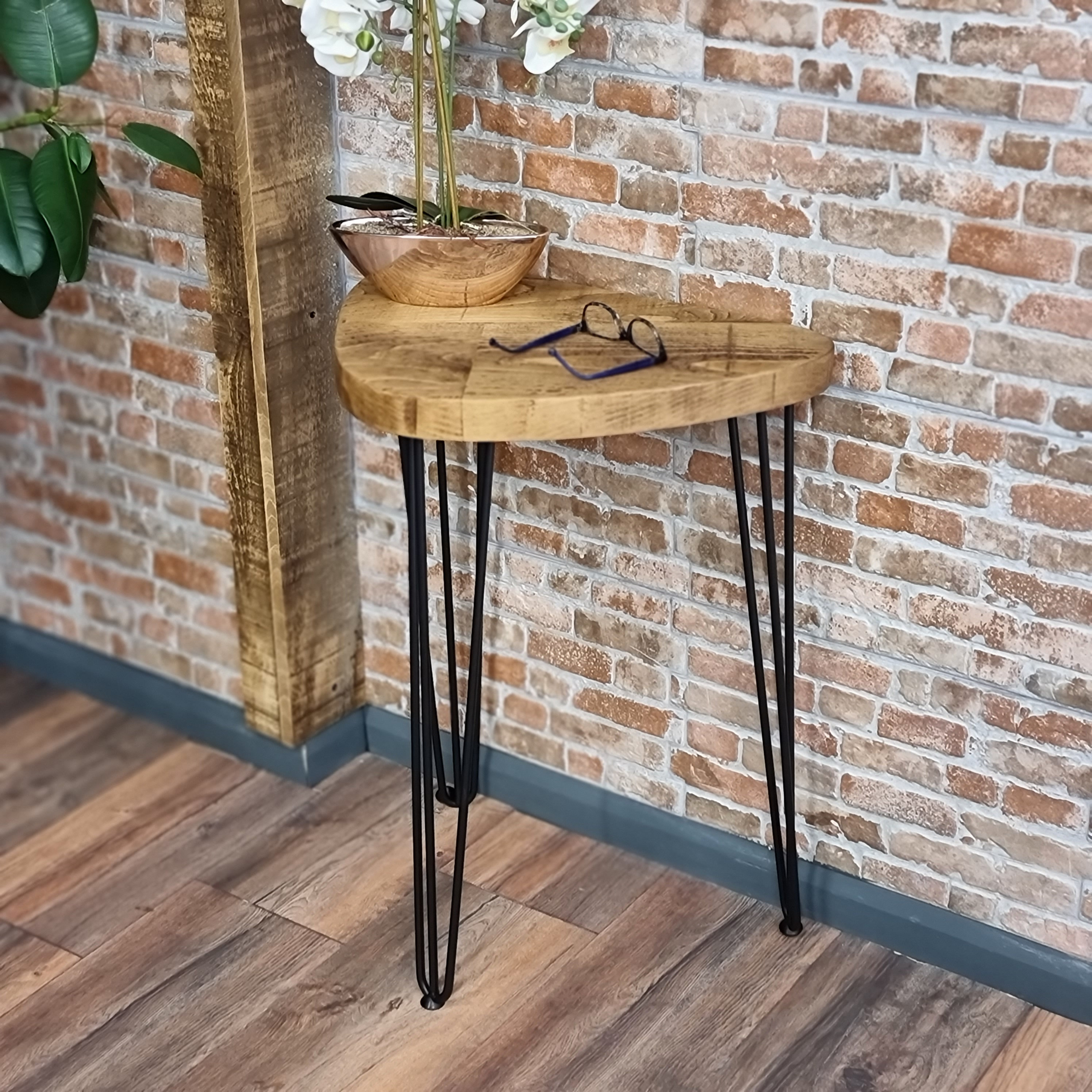 Rustic Leaf Side Table Coffee Table Christmas Tree Stand Plant Etsy