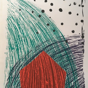 Korzenie Euklidesowe / Niebo Newtona - Oryginalna odbitka serigraficzna