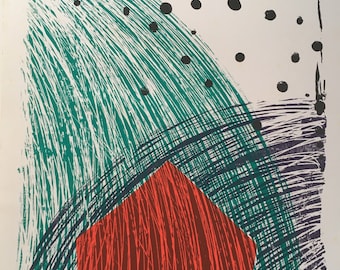 Raíces euclidianas / Cielo newtoniano - Impresión serigráfica original