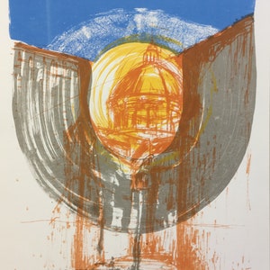 Sant&#39;Andrea della Valle - Original Serigraph Print